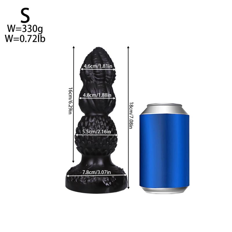 Butt Plug Trainer Kit, Large Anal Plug for Beginners & Advanced, Safe Silicone Sex Toys for Men Women Couples Gifts