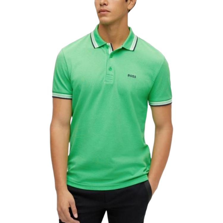 HUGO BOSS SS22 Polo Shirt Men's Green 50468983-364