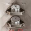 Punch-Free Bathroom Triangle Storage Shelf for Shower Essentials