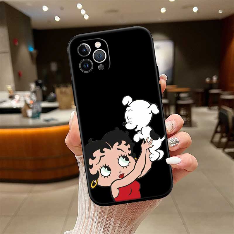 

RE11 B-Bettys Pattern B-Boops New High-End Shell Phone Case for Redmi Note 8 9 Pro Max 9S 9T 9C NFC 8T 8A 10A A4 Redmi Note 8 Pro