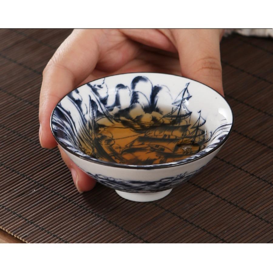 Eimer Tasse Seladon Porzellan Teeschale