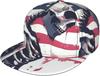 Romantic Pink Heart Patterned Snapback Cap Baseball Cap Men Women Cats Adjustable 3D Printed Snapback Flat Bill Hip Hop Hat