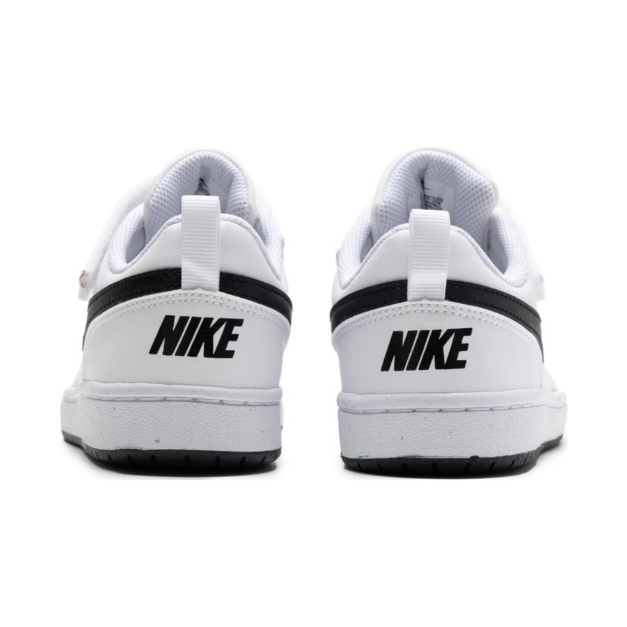 Nike Court Borough Low Recraft PS White Black Kids Sneakers DV5457-104