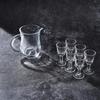 7pcs Wine Glass Set Small Cup Whiskey Transparent Drinkware Barware 10ml Shot Glass 100ml Flagon Glass Set with Gift 2025 New