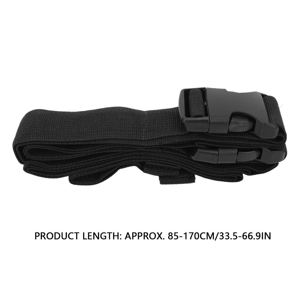 2PCS 7 Rod Capacity Fishing Pole Hanger Strap Adjustable Length Fishing Rod Holder Car Travel