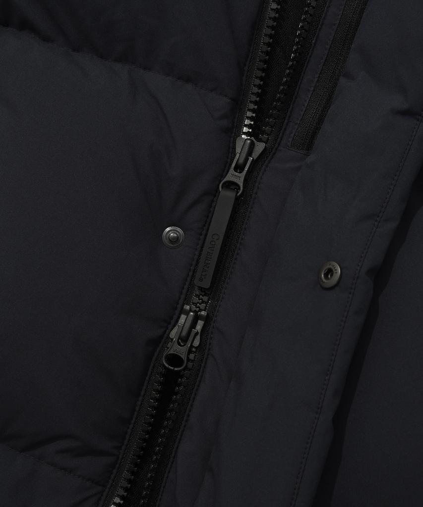 Covernat Rds Civic Long Down Parka Charcoal
