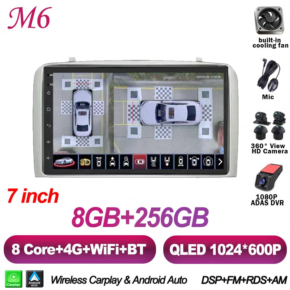 7 Inch Android 16 For Alfa Romeo 147 GT 937 2000-2010 Car Radio Stereo Head Unit Multimedia Video Player Android Auto RDS 8 Core