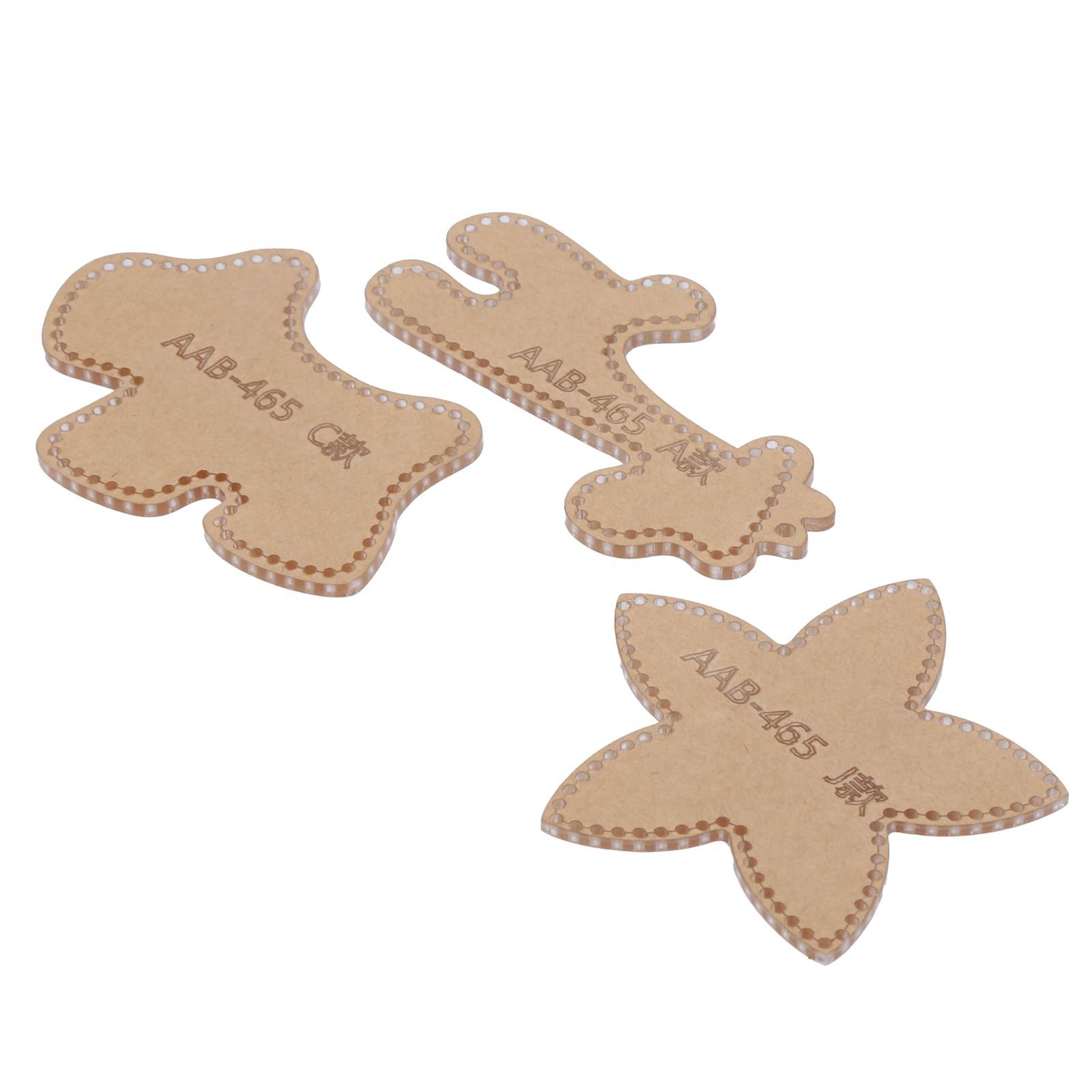 

Шаблон для кулона Сделай сам Прозрачный акрил Милый Крафт Кожаные инструменты с защитным слоем для кулона