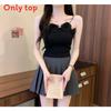 Short Tank Top With 3d Flower Embroidery For Summer Fashion Women
