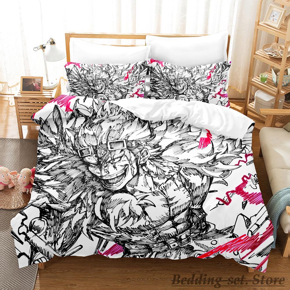 New Ulti Anime Bedding Set Single Twin Full Queen King Size Bed Set Adult Kid Bedroom Duvetcover Sets Anime Parure De Lit Bed