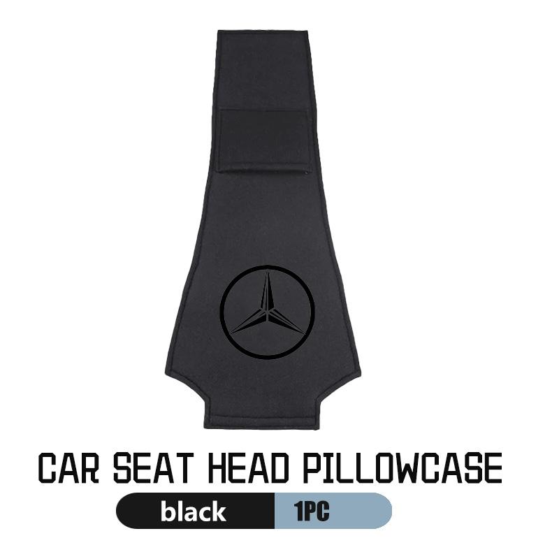 For Benz Car Seat Back Headrest Pillow Dustproof Cover Support Pad Auto Accessories Exclusive AMG W124 W203 W204 SPRINTER V PN7