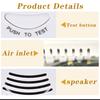 CO and Gas LCD Gas Detector, Home Natural Gas/Methane/Propane/CO Alarm, Leak Sensor Detector with Voice Promp and LED Display