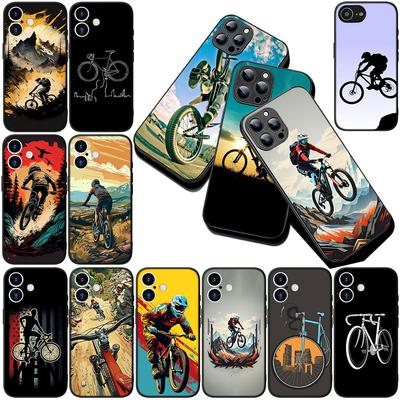 Cover for Motorola Moto G22 G23 G32 G53 G60 G13 G64 G20 G8 G9 Plus Power E13 E20 E32 Phone Case Mountain Bike Car Cycling Art