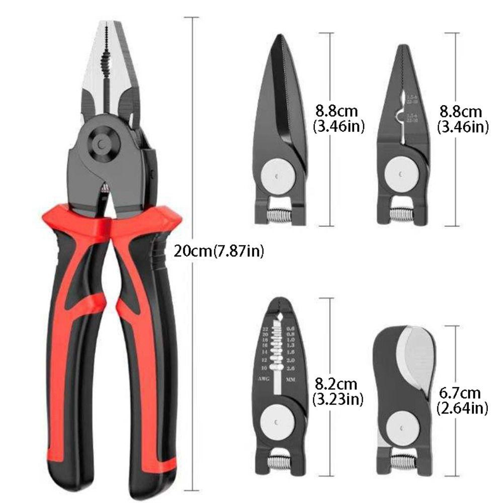 Metal Construction Multi-functional Pliers Set Crimping Pliers Wire Stripping