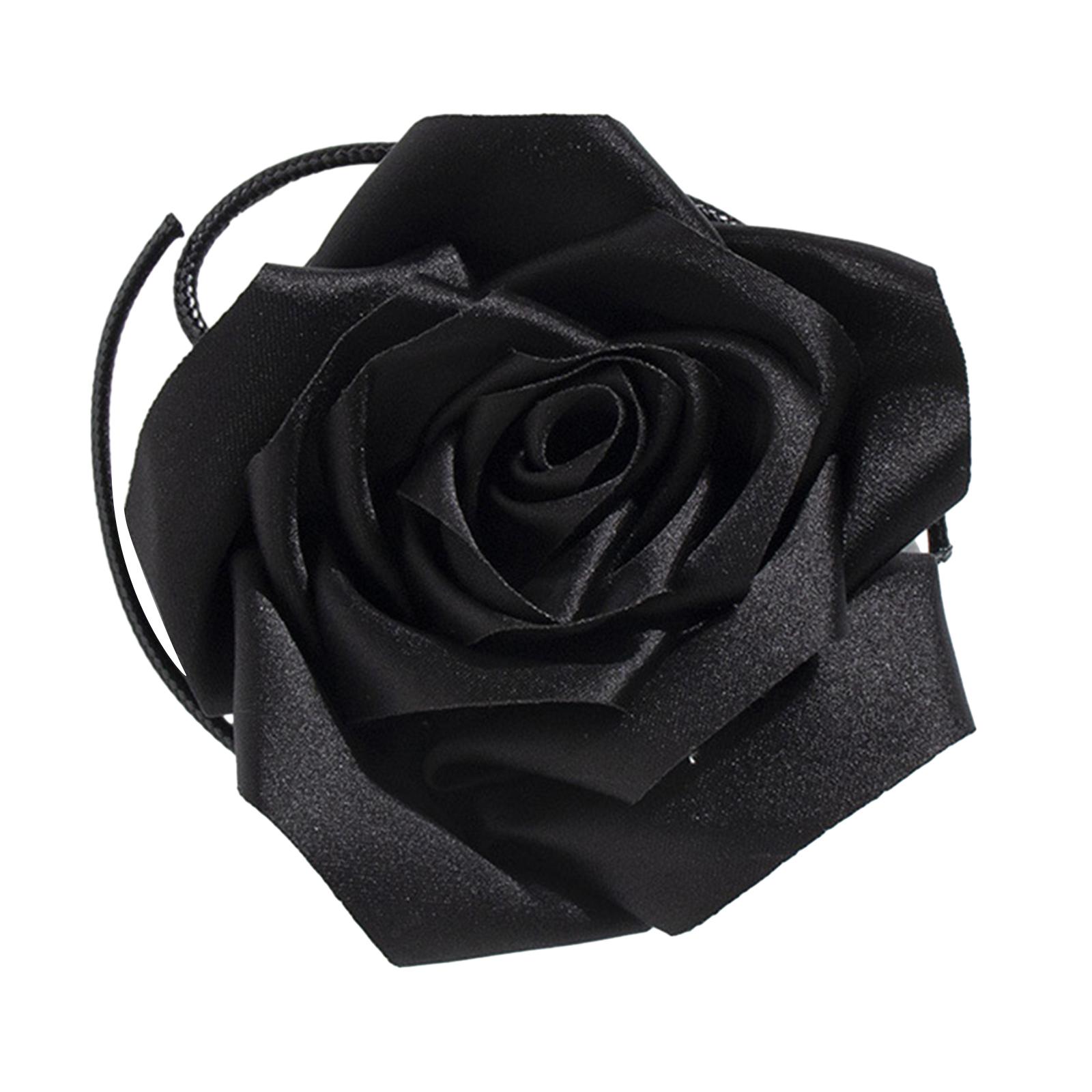 

Elegant Rose Flower Waist Belt Dress Decorative Waistband Party Waist Rope Belt Women Waist Bands Jewelry Decorations чорний