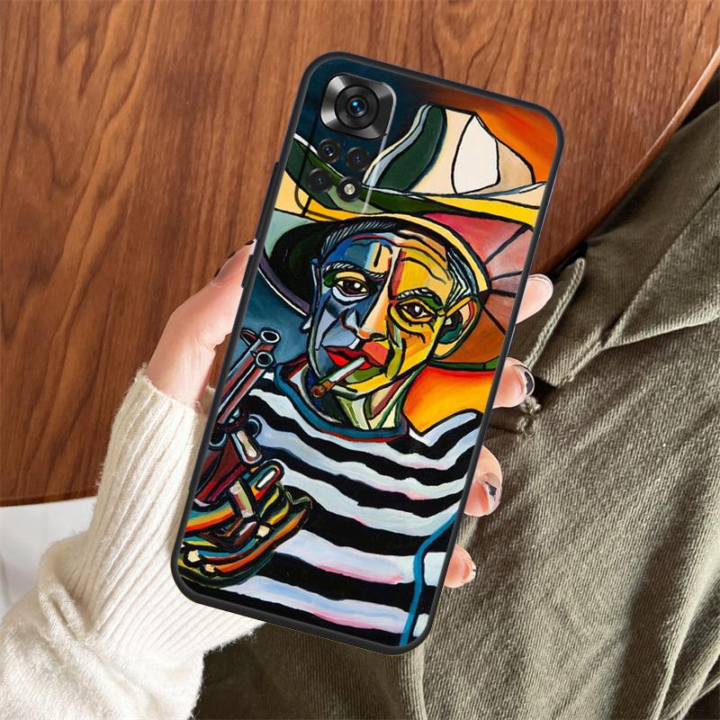 Picasso Abstract Art Painting Case For Xiaomi Redmi Note 13 14 Pro 12 11 10 15 Pro Plus Redmi 15 C 13 10C 12C 13C 14C Cover