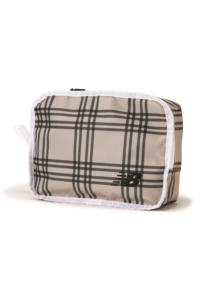 [New Balance] Golf Travel Cover [Leopard Double Check] (Compatible with Caddy Bags Up To 9.5 Inches)  Delivery  012-5184509 041Beige