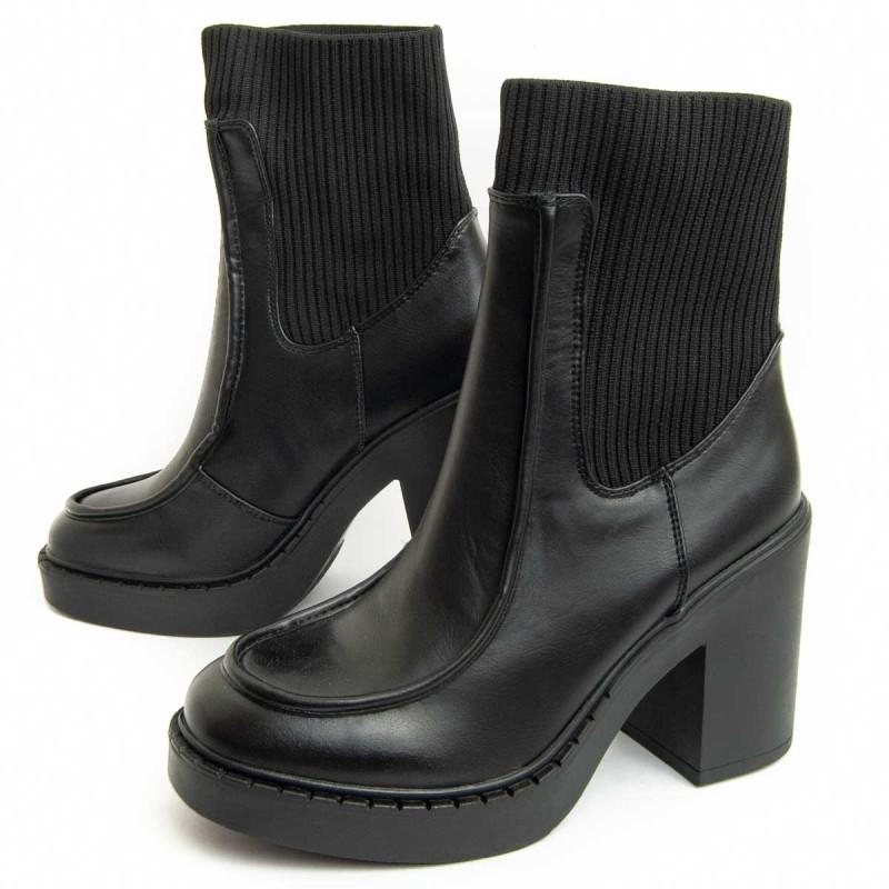 Montevita Botín De Tacón Para Mujer.    Bottivita31  93991 37 zwart