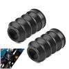 Motorcycle Dustproof Sleeve Protector Damping Rubber 2Pcs Front Fork Dust Cover