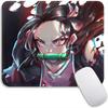 Small Mouse Pad Anime Demon Slayer Gamer Edge Stitched Standard Gaming Mousepad Travel Mouse Mat Non-Slip Office Mousemats