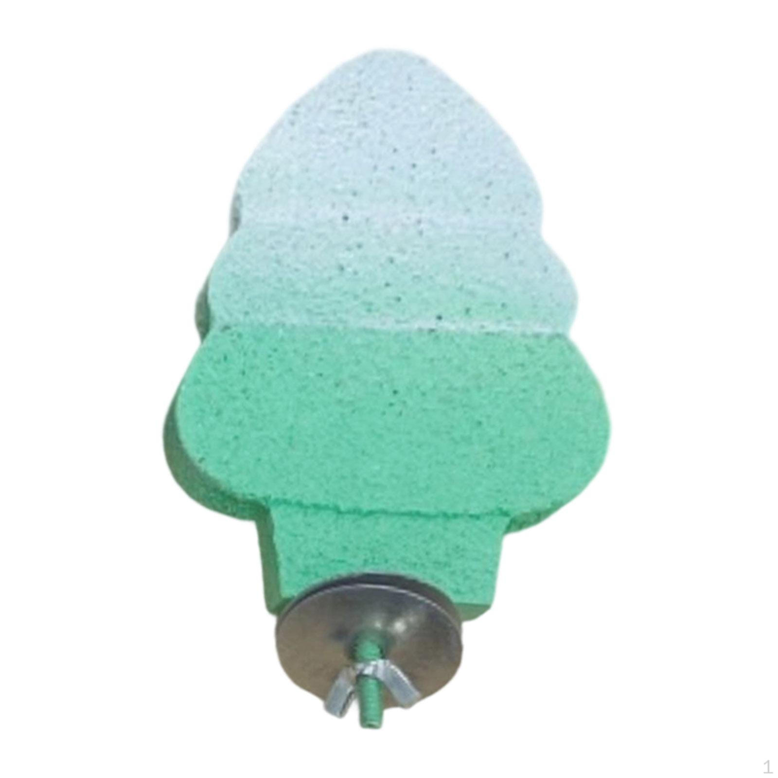 

Bird Perch Stand Toy Grinding Paw Grinding, Decorative, Cage Accessories, Parrot Holder зелений