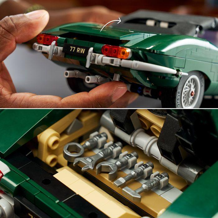 LEGO Icons 11381 - Jaguar E-Type - Set de Construction pour Adulte - Maquette de Voiture