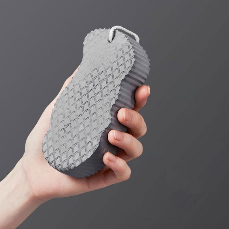 

Губка для ванны, скруббер для тела, отшелушивающий скраб для душа и взрослых, губка для очистки кожи, инструмент для удаления омертвевшей кожи, инструмент для удаления омертвевшей кожи, губка для пилинга, артефакт серый