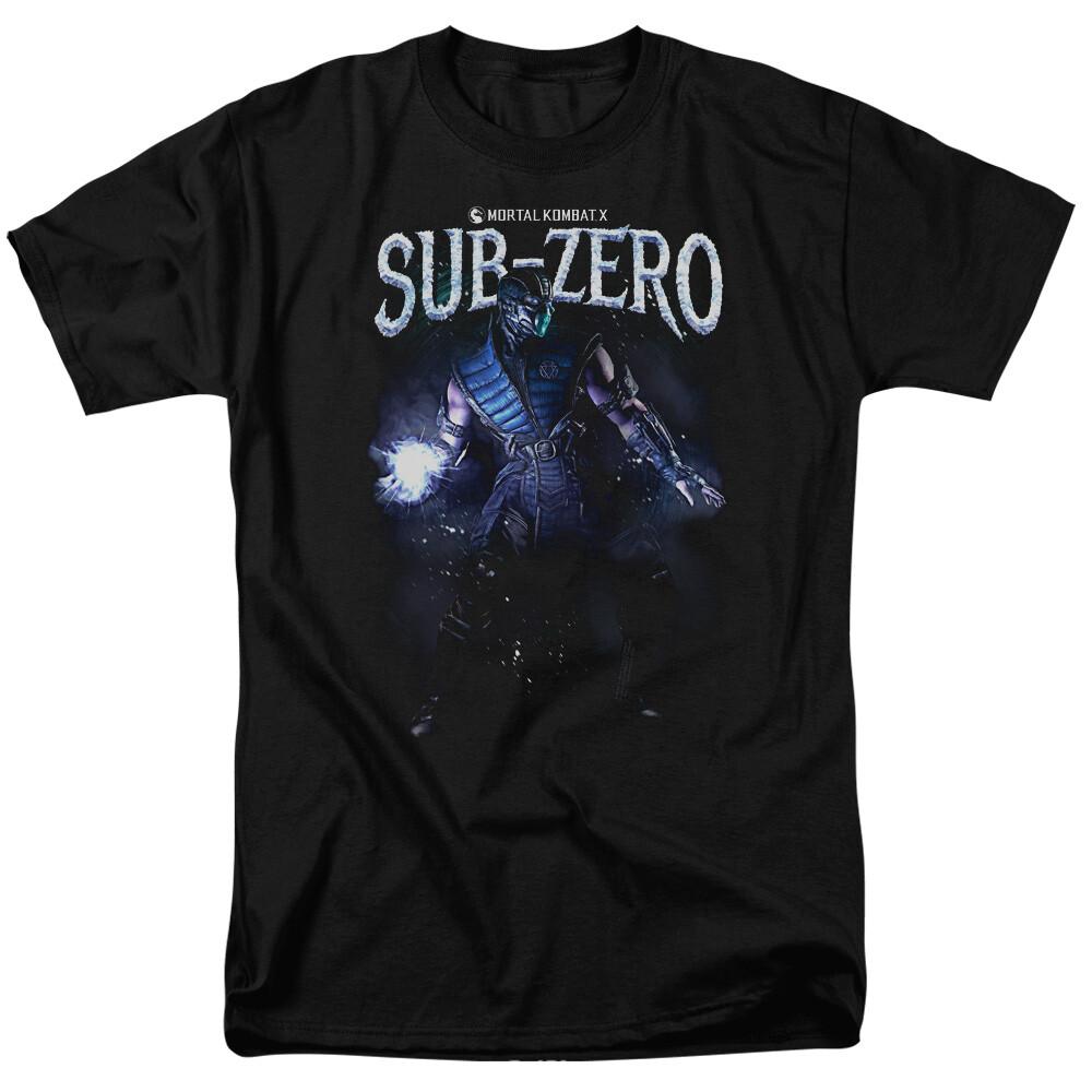 26 Mortal Kombat Sub Zero T Shirt Licensed Comic Book Video Game Tee Black Unisex T-Shirt L