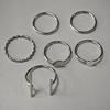 New ring Korean version geometric open ring simple temperament universal ring does not fade trendy jewelry