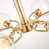 Modern Scandinavian Chandelier for Kitchen Glass Ball Pendant Light Minimalist Creative Gold Ceiling Lamp Dining Chandeliers