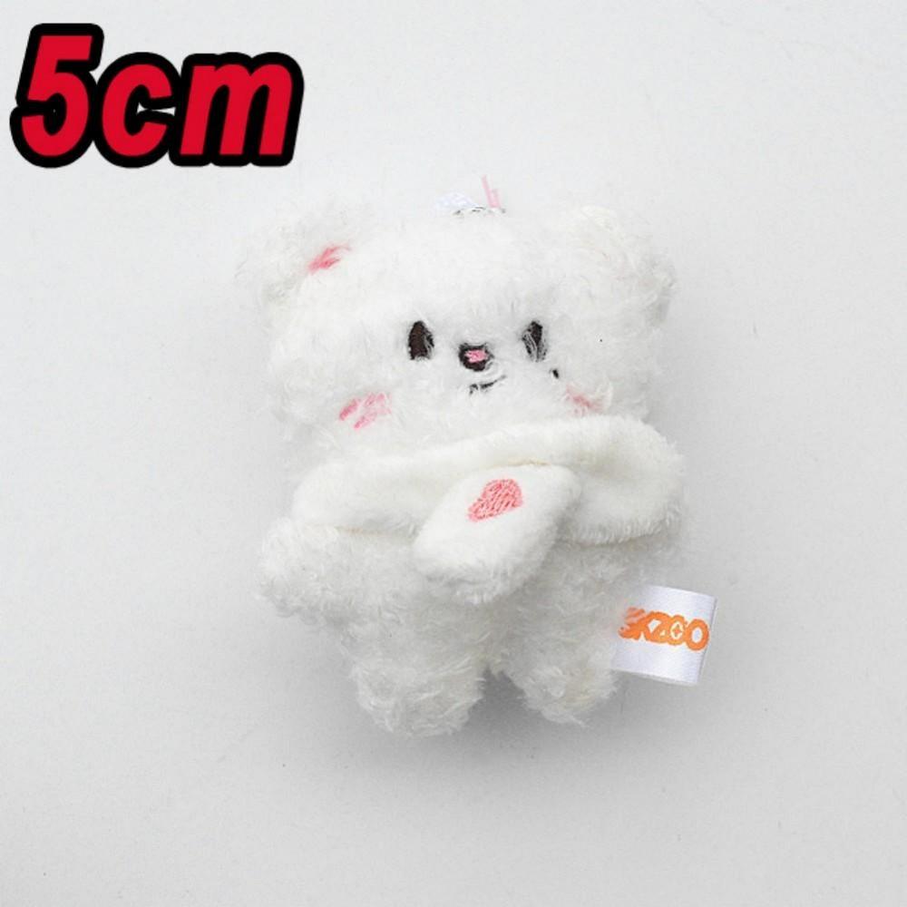 *5cm Straykids Mini Keychain Plush Doll Pendant FM Doll Creative Doll Bag Pendant Children's Fans Cute Gift