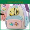 Kids School Bag With Cartoon Bee Design And Lightweight Nylon For Preschool Students