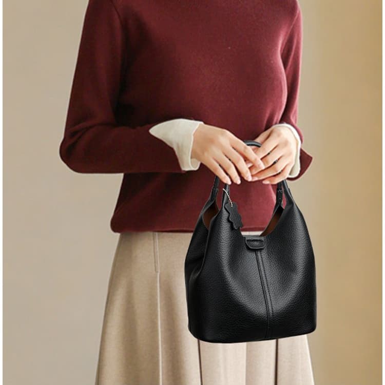 Damen Französische Handtasche Schulter Crossbody Tasche