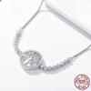 Women's Sterling Silver Bracelet S925 Tree of Life Personalized Fashionable Adjustable Silver Bracelet