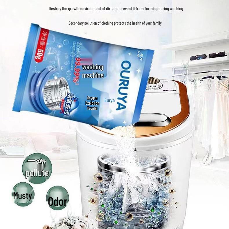 Universal Washing Machine Oxygen Booster & Descaler Powder