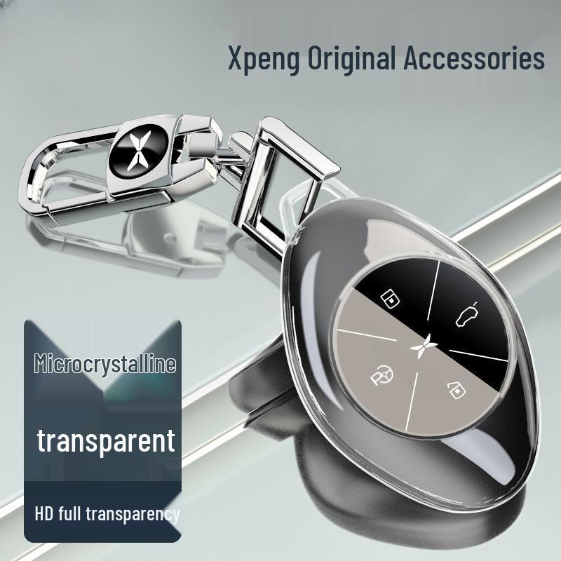 Xiaopeng Auto Schlüsseletui: Transparente, vollständig umhüllte Hülle für die Modelle G6, P7i, G3i, G9, P5