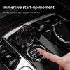 Gerinkoken Car Start Button Cover, Car Engine Start Button Cover, Spider Web Car Engine