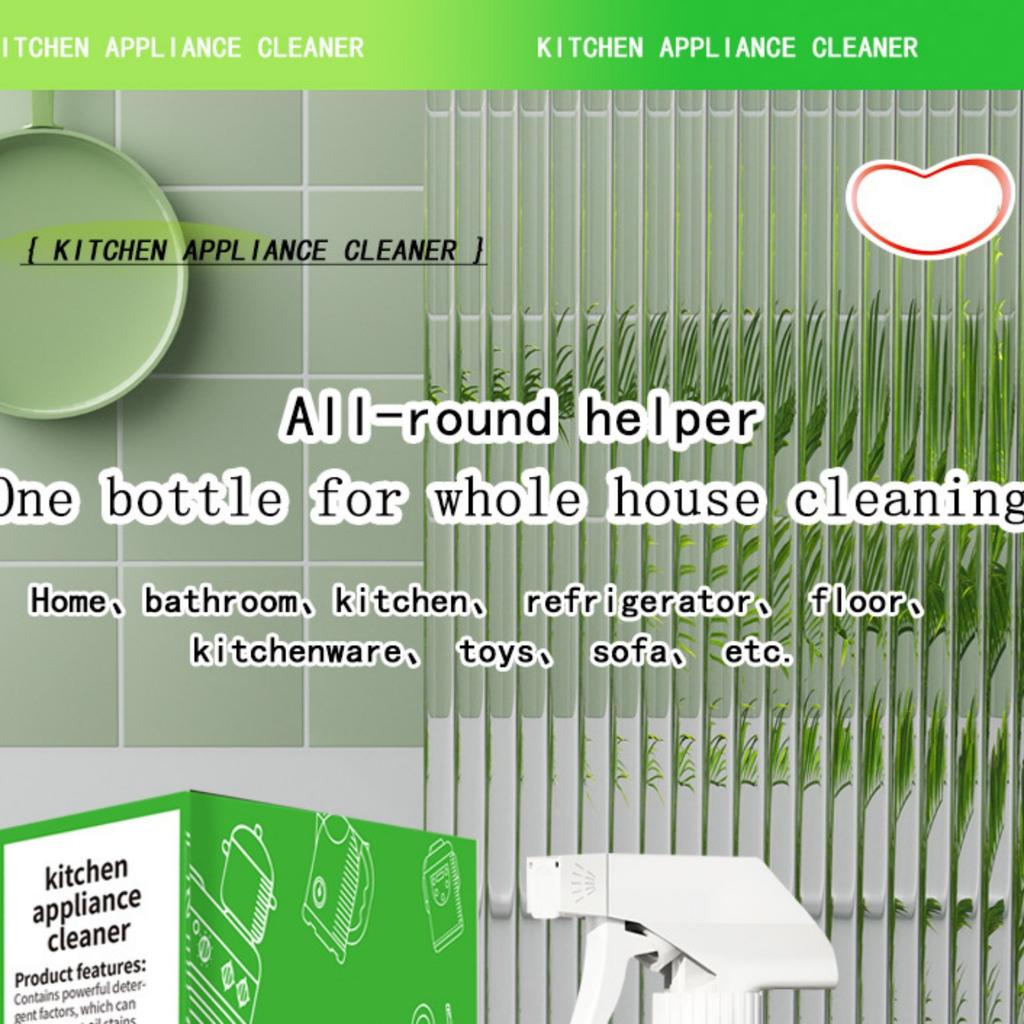 Electrolyzed Ion Kitchen Cleaner Spray Fly Cleanse Natural To Household Appliances Kitchen Appliance Cleaner For Hold Oven Stove Range Hood300ml