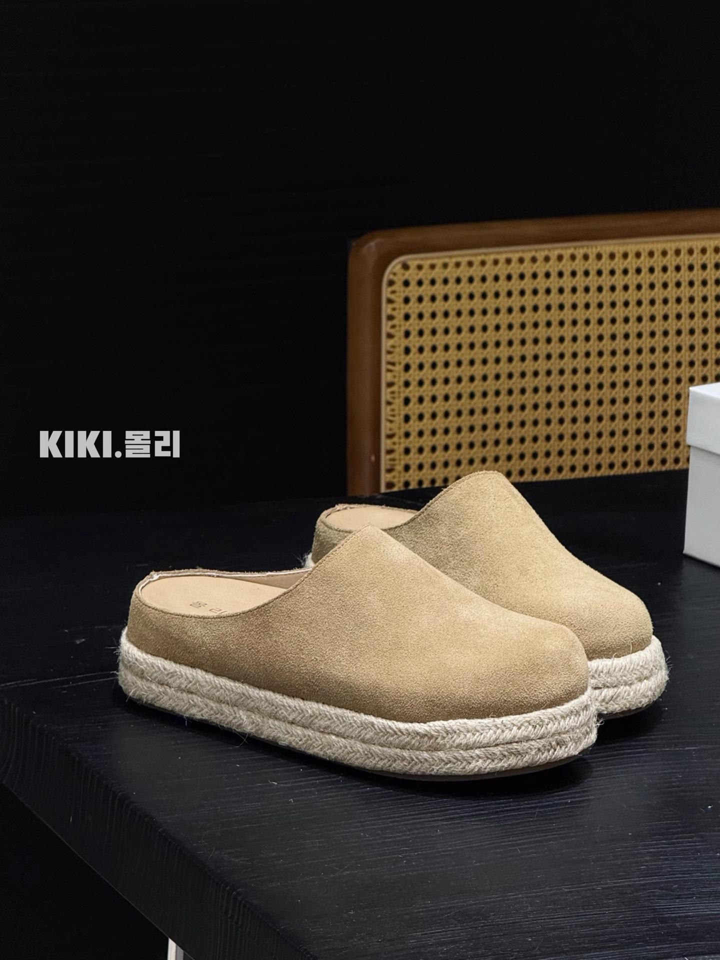 

Retro straw-woven baotou slippers women s 2025 summer new round head thick-soled one-pedal versatile Muller cool slippers 40