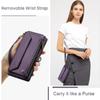 Luxury Zipper Wallet Lanyard Card Slot Multifunction Protective Cover for Samsung for Galaxy Z Fold 3 Made PU Shoulder Bag