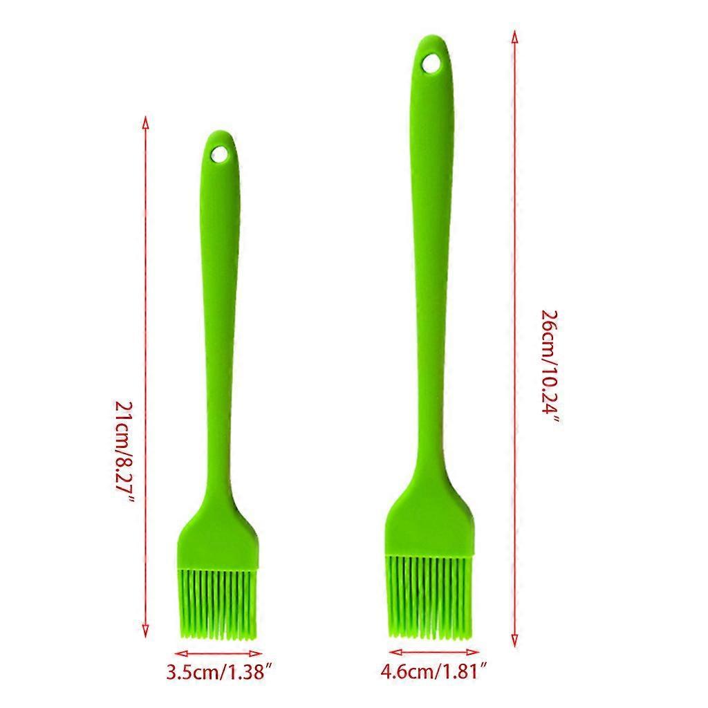 Long Handle Heat Resistant Barbecue Brush Portable Silicone Basting Brush Pastry BBQ Outdoor Grill Gadget with Power of Steam DIY Accessories Cooking