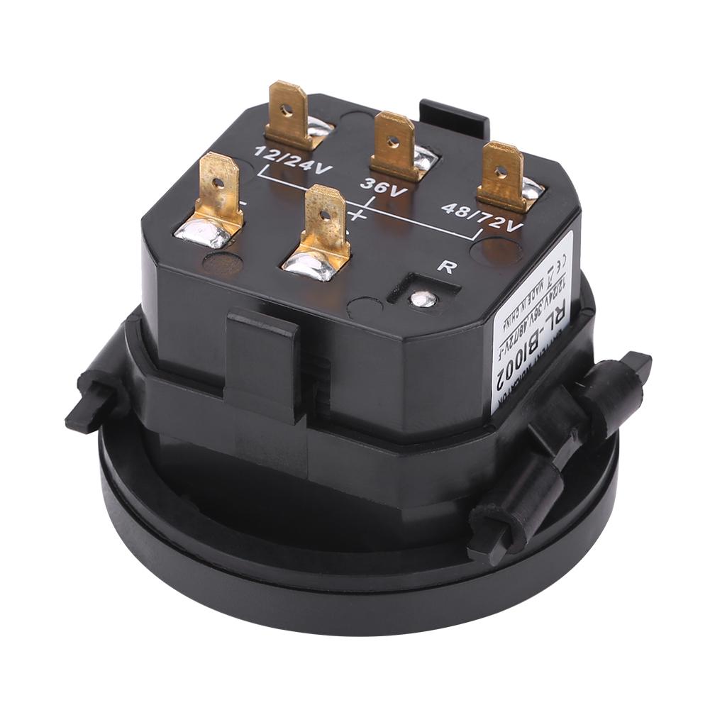 

12V 24V 36V 48V 72V LED Digital Battery Indicator Meter Gauge for Golf Cart