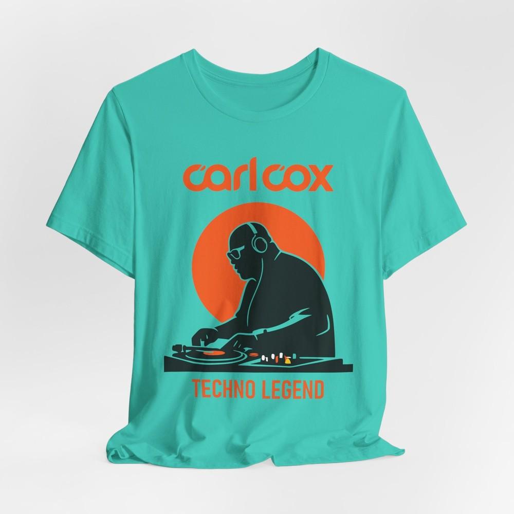 Carl Cox Techno Legend Unisex Tshirt Graphic Dj Turntable Music Tee S