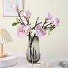 Large Magnolia Artificial Flower Bouquet for Living Room - High-End Floor Stand Floral Decoration
