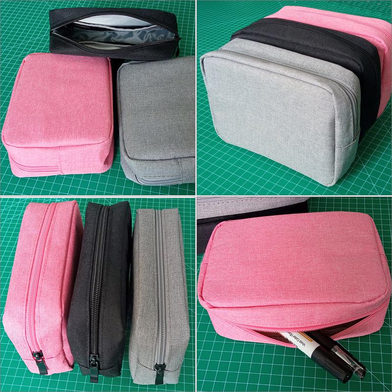 Digital Accessories Storage Bag: Removable Mobile Phone, Earphone, Makeup, Mouse & Data Cable Organizer