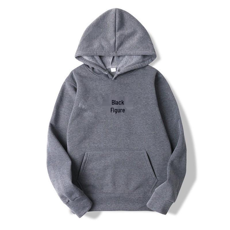 Women's Autumn 2026 Loose Casual Printed Hooded Plus Velvet Top