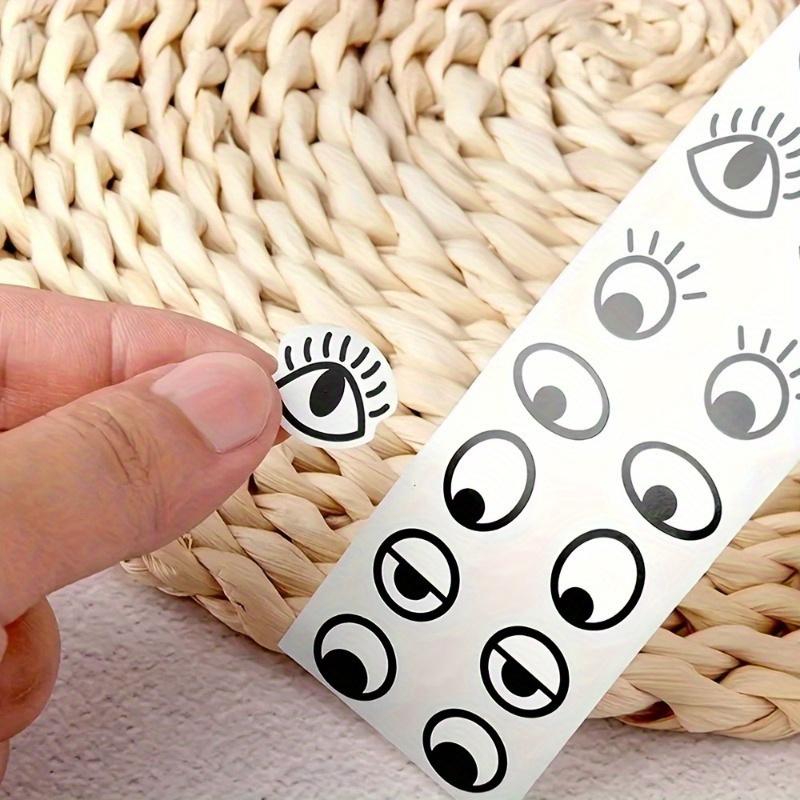 Multi-Color Reusable Self-Adhesive Eye Stickers for DIY Crafts, School Art Projects, Decor & Fall Thanksgiving Party Supplies