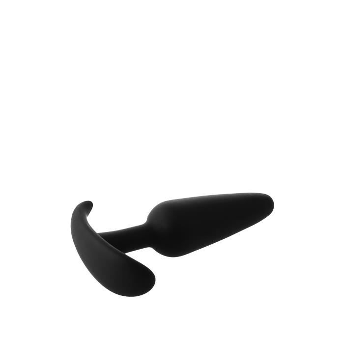 Bouchon Anal - Dream Toys - Fantasstic - Silicone Noir - Taille Moyenne - Base Sécurisée