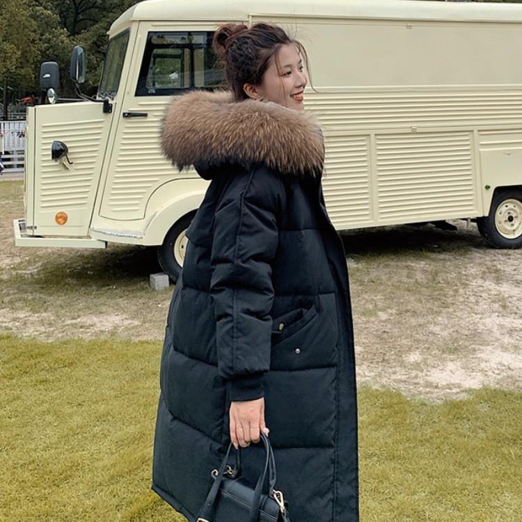 2026 New Large Size Winter Down Padded Jacket Women's Medium and Long Padded Jacket Loose Padded Jacket Korean Version Bread Jacket