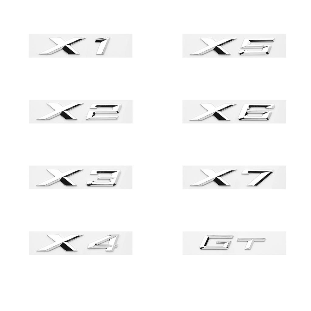 3D XDrive 20i 30i 35i 40i 50i 30d 35d 40d Auto Znak na Blatník Znak na Kufr Samolepka Pro BMW M X1 X3 X4 X5 X6 X7 GT Logo Příslušenství